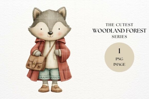 Download Cute Woodland Fox Clipart - Woodland fox Collection