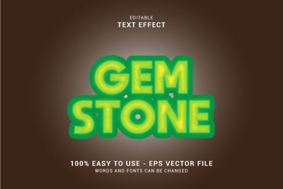 Download Editable Text Effect Gem Stone Styles - Text Collection
