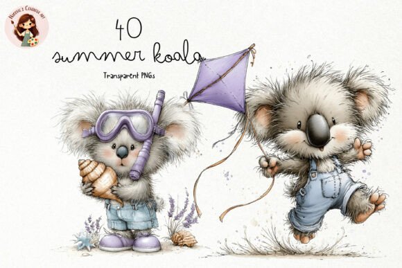 Download Cute Summer Koala PNG Clipart - Koala png Collection