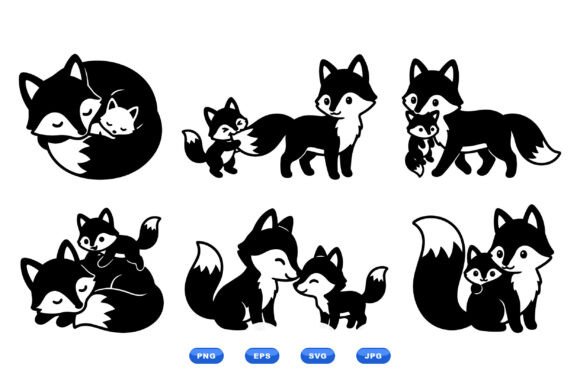 Download Woodland Fox Clipart Set - Woodland fox Collection