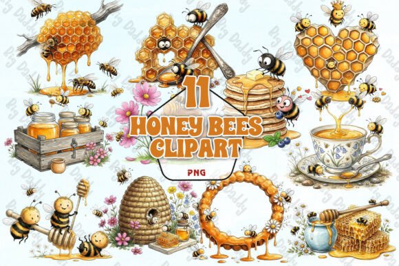 Download Honey Bees Clipart PNG - Bees Collection