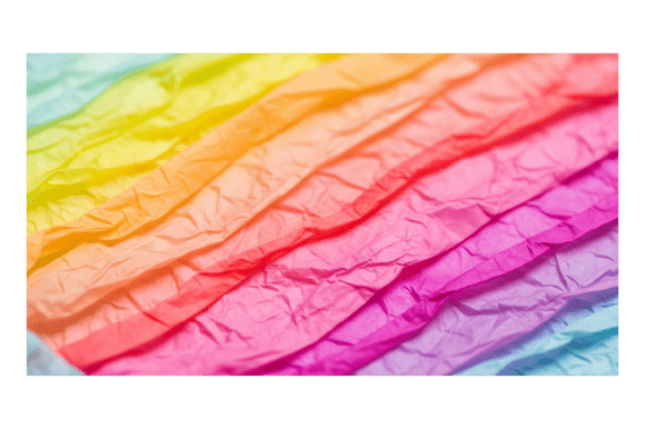 Download Vibrant Rainbow Crumpled Textile Paper Texture - Colorful Abstract Fabric&nbsp; - Text Collection