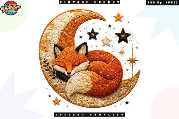 Download Cozy Woodland Fox Moonlight PNG - Woodland fox Collection