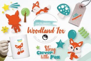 Download Woodland Fox Clipart Set - Woodland fox Collection
