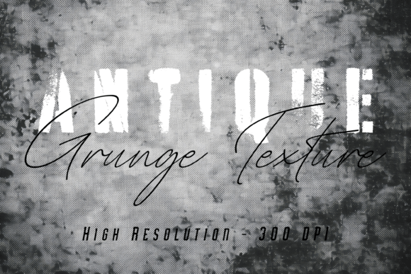 Download Antique Grunge Texture - Text Collection