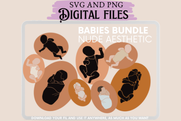 Download Babies Silhouette Aesthetic Bundle - Aesthetic bundle Collection